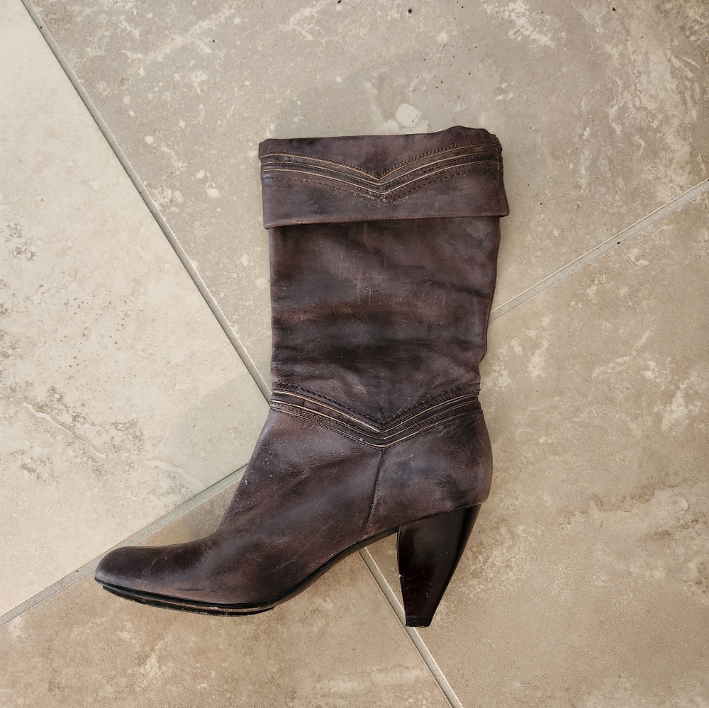 Frye Simine Cuff Leather Women's Boots